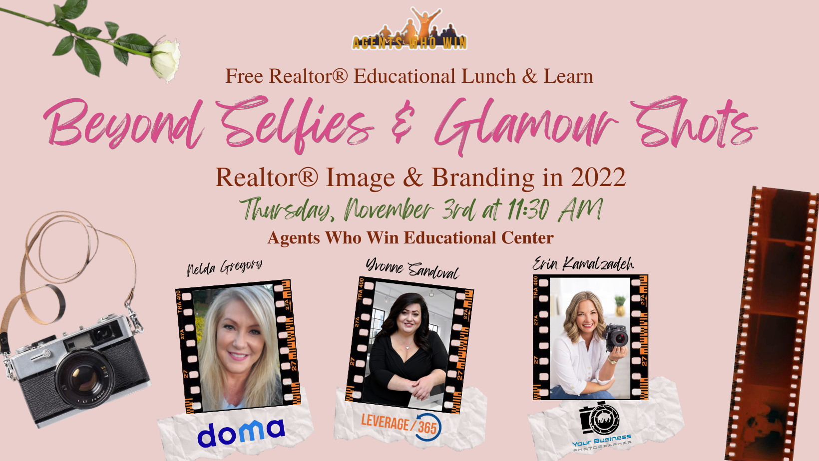 Realtor Image & Branding: Beyond Selfies & Glamour Shots Class